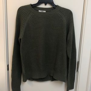 olive green sweater